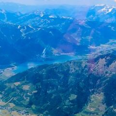 Flugwegposition um 12:28:05: Aufgenommen in der Nähe von Gemeinde Dorfgastein, 5632, Österreich in 3505 Meter